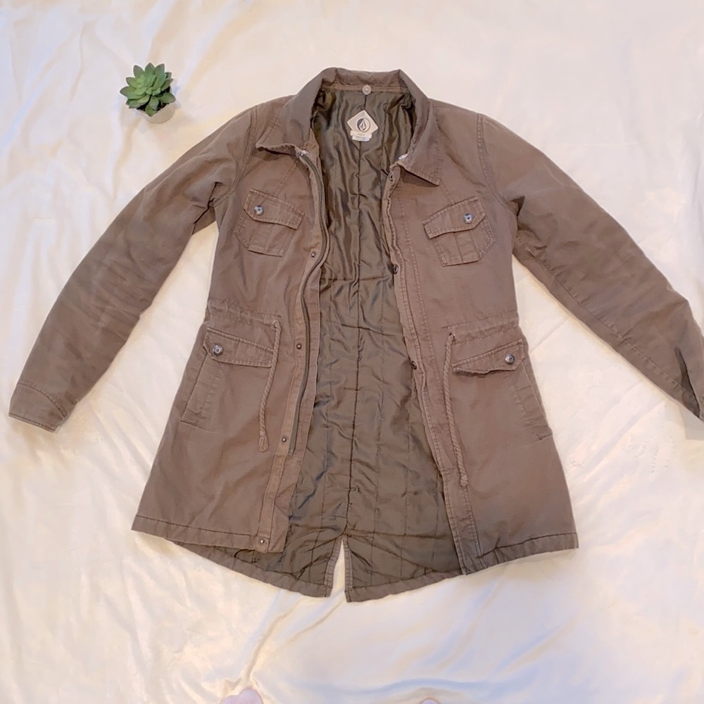 Volcom military style coat